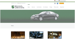 Desktop Screenshot of belgianlimousine.com